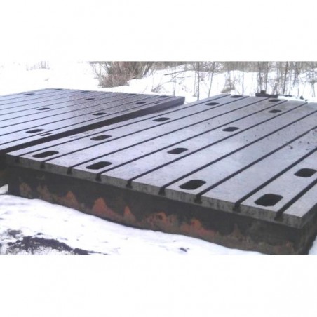 Bed plate cast iron 2750 x 5000 mm
